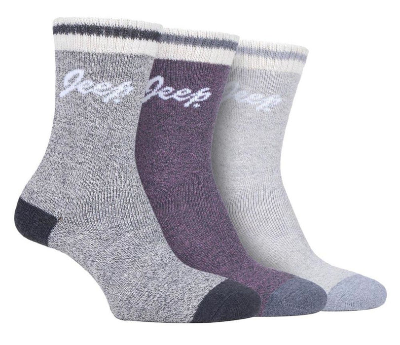 Jeep - 3 Pr Ladies Performance Poly Boot Socks