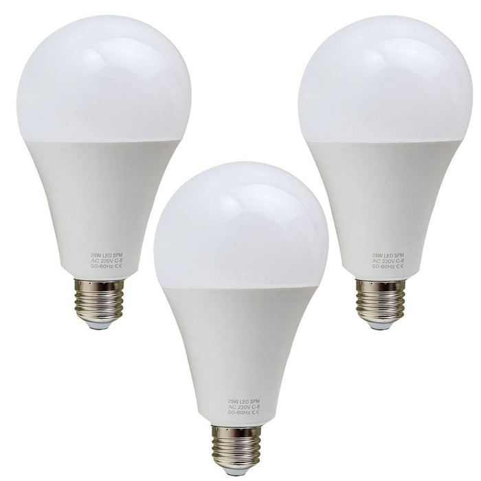 25W E27 Screw LED Light GLS bulbs, Energy Saving Edison  Cool White 6000K non dimmable lights