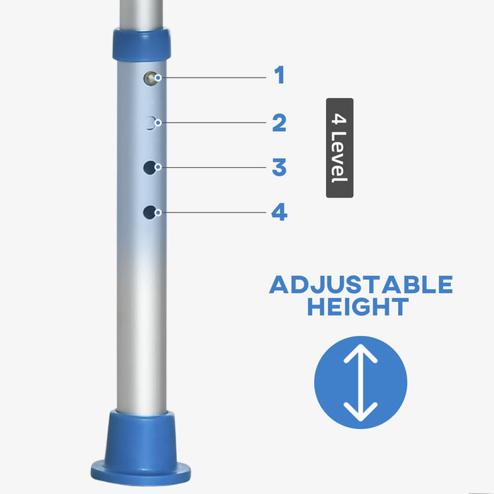 Adjustable Shower Stool with Suction Foot Pads for Elderly Disabled