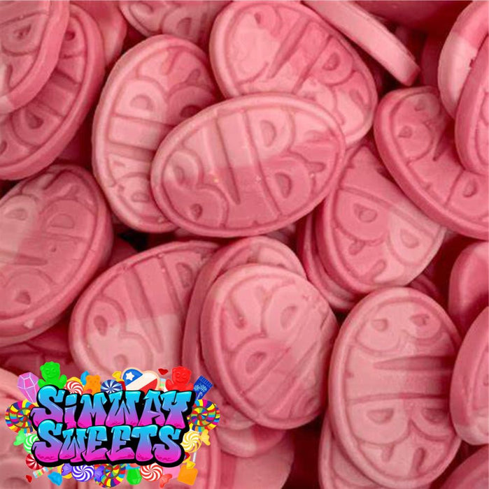 Retro Strawberry & Pomegranate Foam Sweets - 1kg Pouch