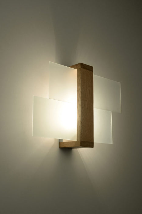 Modern Loft Design LED Wall Lamp | Natural Wood | Professional Quality | Best for Any Room | Feniks Collection