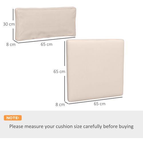 Outsunny Replacement Cushions for Outdoor Furniture Garden Seat Cushion Pad