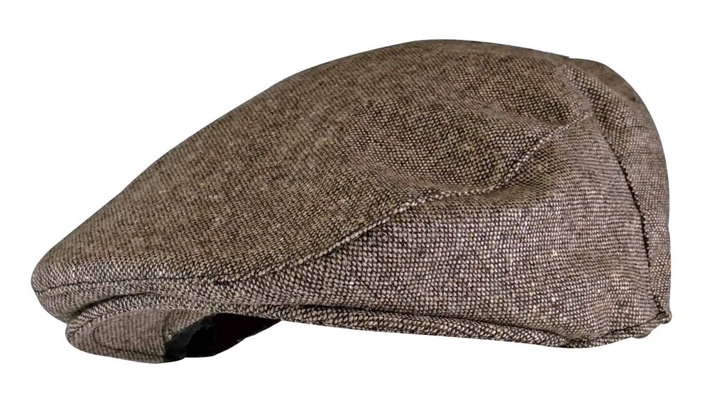 Mens Traditional Flat Cap: Stylish Quilted Lining, Folds for Easy Storage, Available in 58cm and 60cm