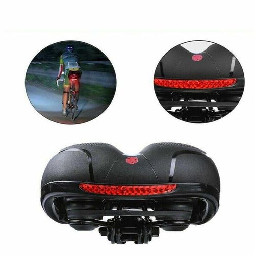 Bicycle Saddle Bike Seat Gel Touring Women Men UK 25 x 20 x 9cm