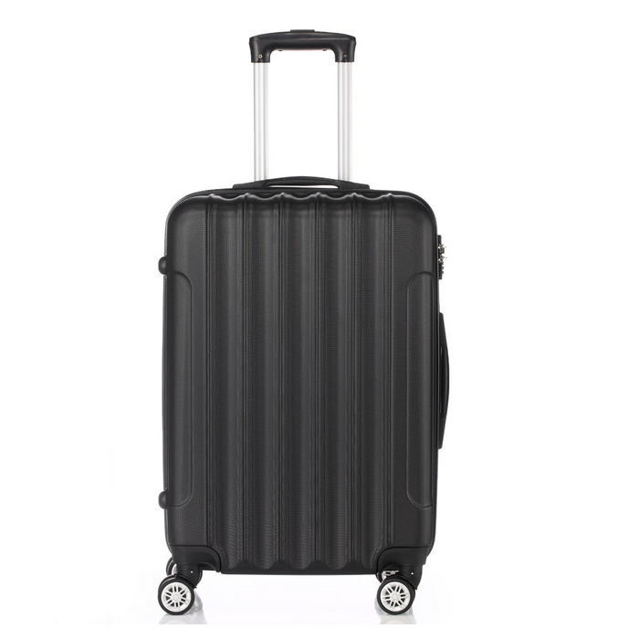 3 Pcs Suitcase Lightweight ABS Carry-on Hand Luggage 4 Spinner Wheels Trolley Case