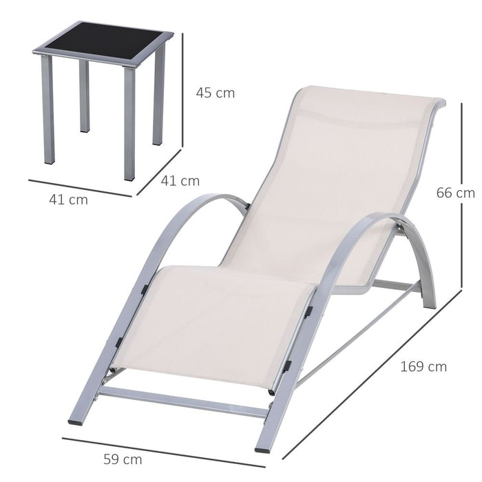 Premium 3-pc Outdoor Lounge Chair Set | Durable & Stylish | Free Shipping