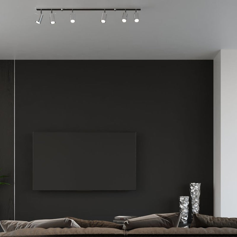 Modern Steel Ring Ceiling Lamp - Quality GU10 Spotlights