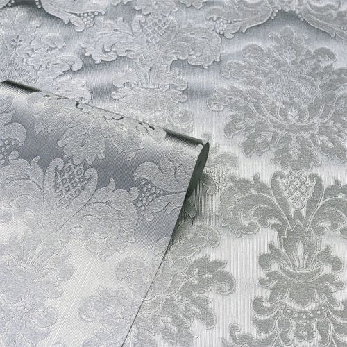 Opulence Silver Wallpaper sw6 wallpaper
