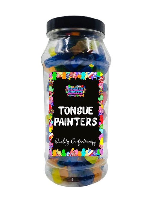 Tongue Painters Gummy Tongue Painting Dummies - Retro Sweets in Gift Jar