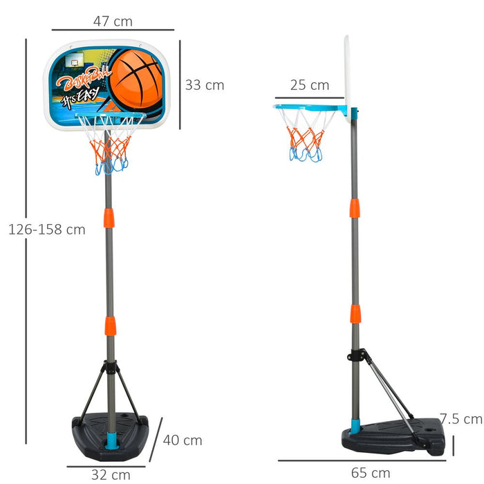 Ultimate 3-Piece Kids Basketball Set | Adjustable Hoop | Fillable Base | Ages 3-8