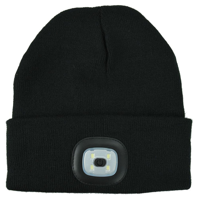 ASAB USB Rechargeable SMD LED Beanie Hat - Perfect for Night Walking, Camping, and More! (SEND AS LARGE LETTER)