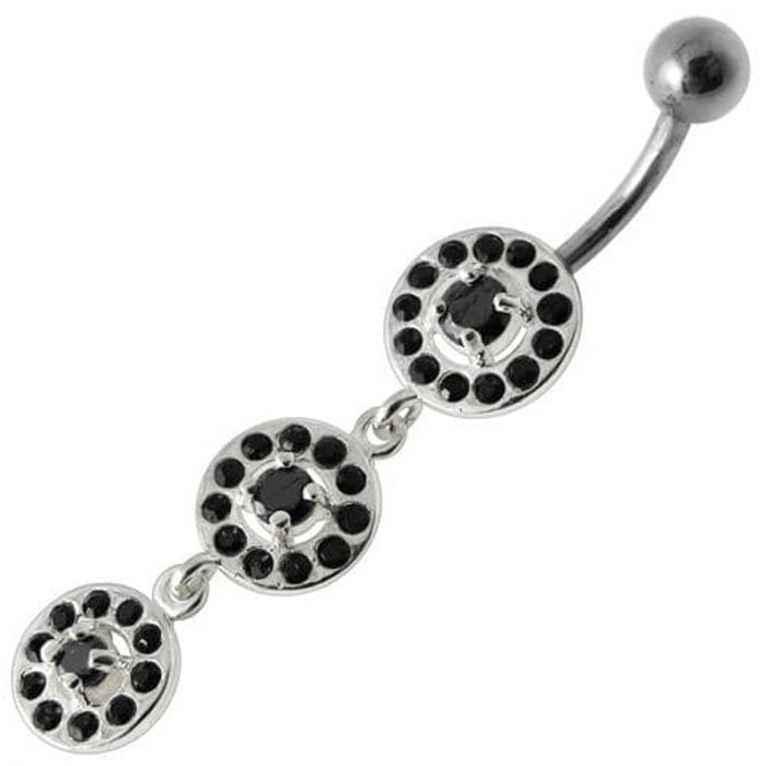 Fancy Old Classic Design Dangling Navel Ring