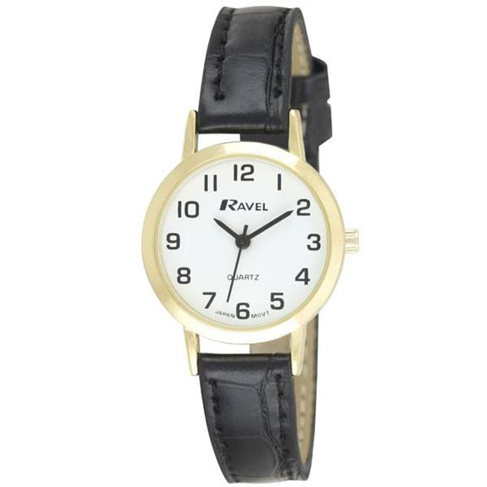 Stylish Ravel Ladies Leather Strap Quartz Watch - High Quality & Attention to Detail