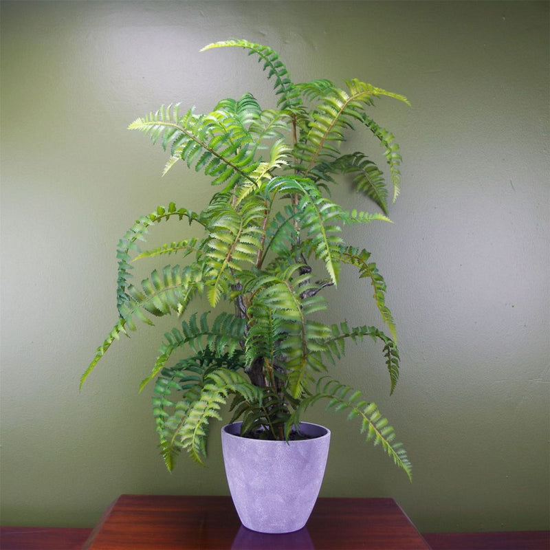 Realistic 70cm Artificial Tree Fern with Decorative Planter