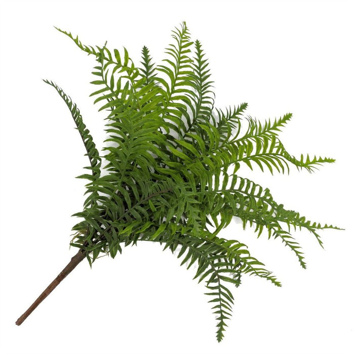 High Quality 50cm Fronded Fern Plant - Artificial, Realistic, Low Maintenance