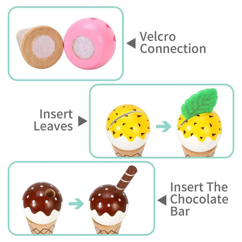 SOKA Mini Ice Cream Shop 0000477 – Colorful, Educational Playset