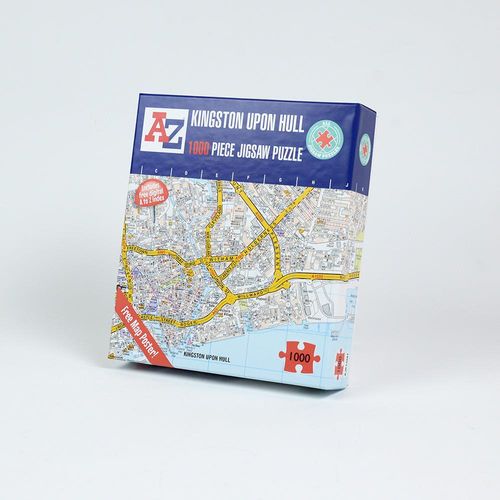 A to Z Map of Kingston Upon Hull 1000 Piece Jigsaw Puzzle