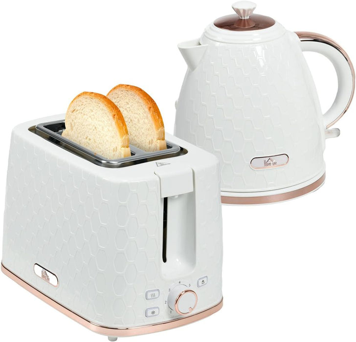 Captivating Product "HOMCOM Kettle & Toaster Set - Stylish, Fast Boil, and High-Quality - Perfect for Any Kitchen!