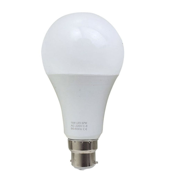 15W B22 Screw LED Light GLS bulbs, Energy Saving Edison  Cool White 6000K non dimmable lights