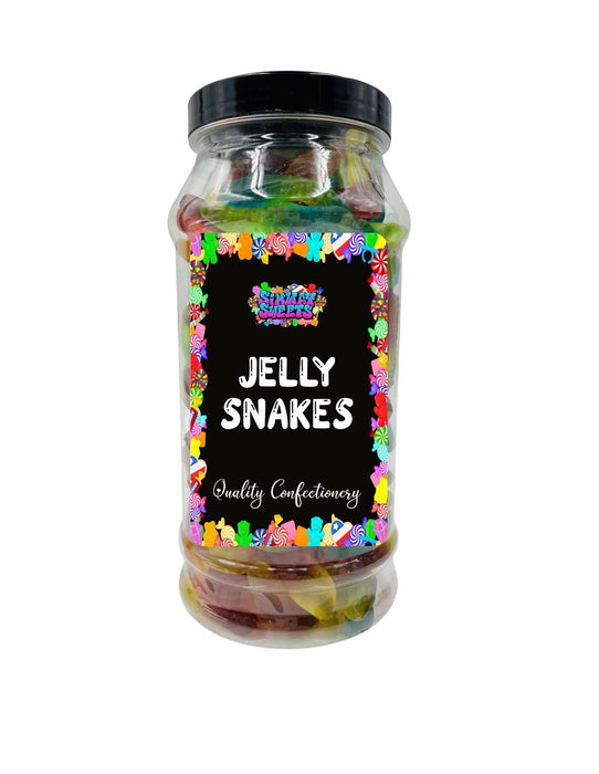 Jelly Snakes Gummy Animal Shaped Sweets Gift Jar - Retro, High Quality & Delivered to Your Door!