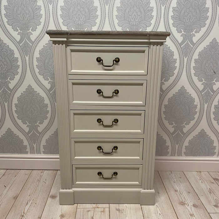 100CM WOODEN TALL CHEST OF DRAWERS