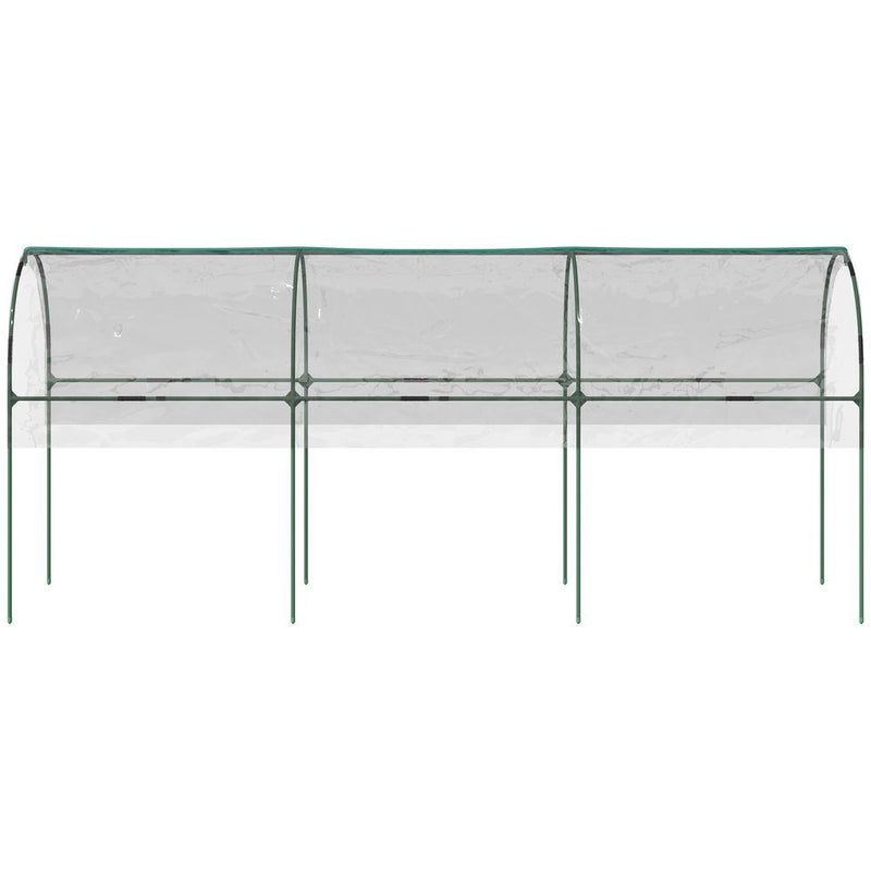 Outsunny Tomato Greenhouse with Top Tap, Pointed Bottom and Guy Ropes, Clear