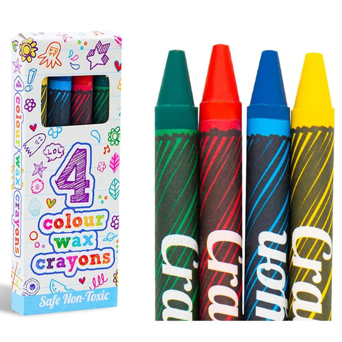 Henbrandt Safe Mini Assorted Colours Children's Wax Crayons