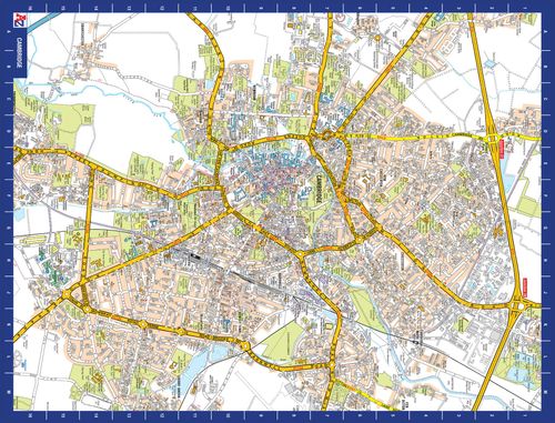 A to Z Map of Cambridge 1000 Piece Jigsaw Puzzle