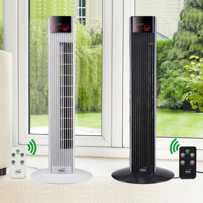 36” Free Standing 3 Speed Tower Fan with Remote Control