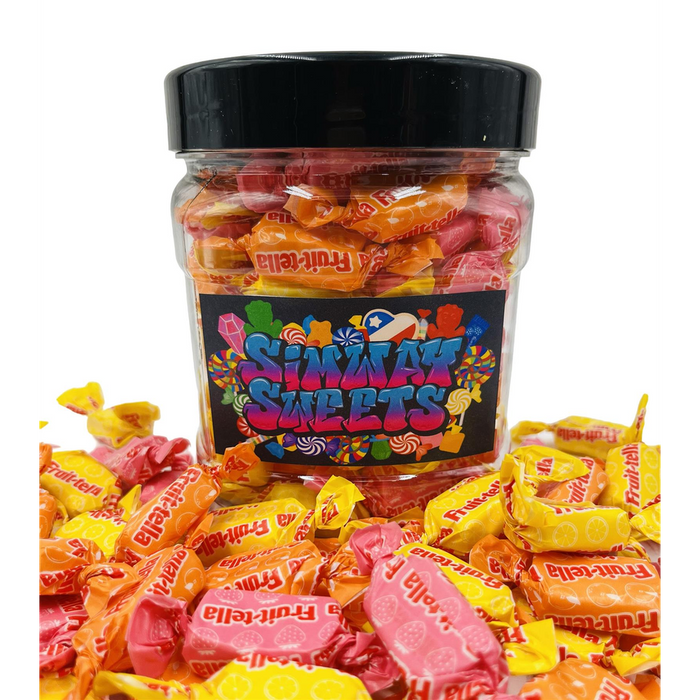 Premium Fruitella Chews x 85 | Deliciously Packed in a Reusable Jar | Fresh Stock | Fast Delivery