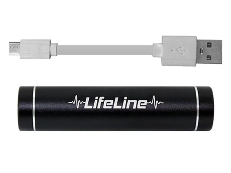 LifeLine 2200-X Power Bank - Rechargeable, Portable &amp; Lightweight [8 Pin/USB-C/MicroUSB]
