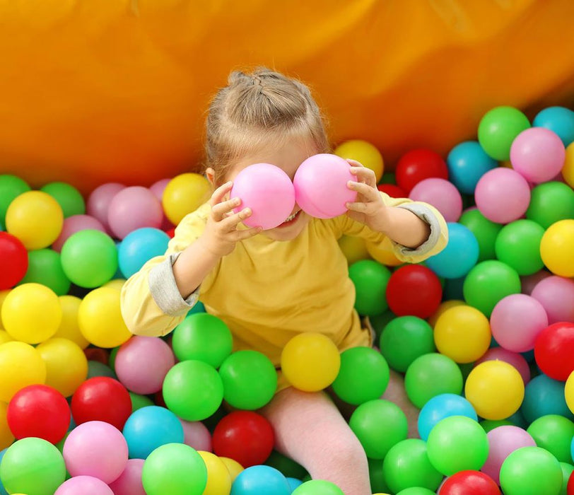 300pcs Pit Balls - Multicolor, Crush-Resistant, Non-Toxic PlayBalls for Ball Pits & Active Play