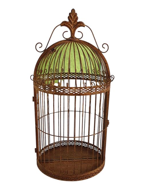 63CM RUSTY WALL MIRROR