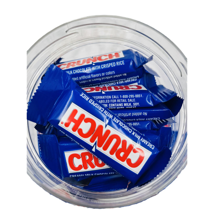 Crunch Chocolate Jar - Imported USA Milk Chocolates - 555g - Perfect Gift - Simway Sweets