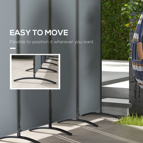 Outdoor Privacy Screen - 360° Foldable Design for Versatile Shading