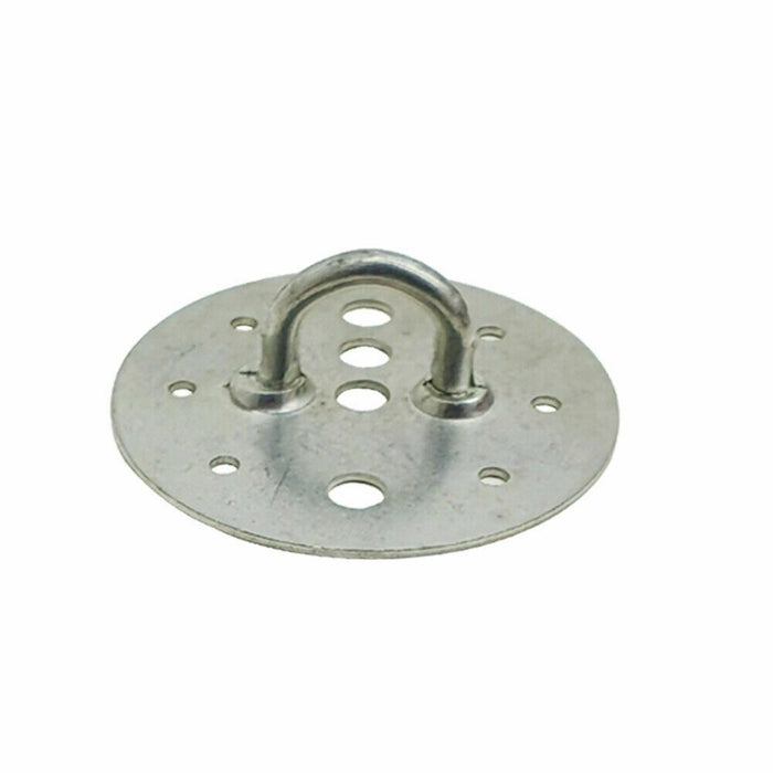 Premium Steel Ceiling Hook Plate for Chandelier Bracket - Heavy Duty, Easy Install - Silver - High Quality