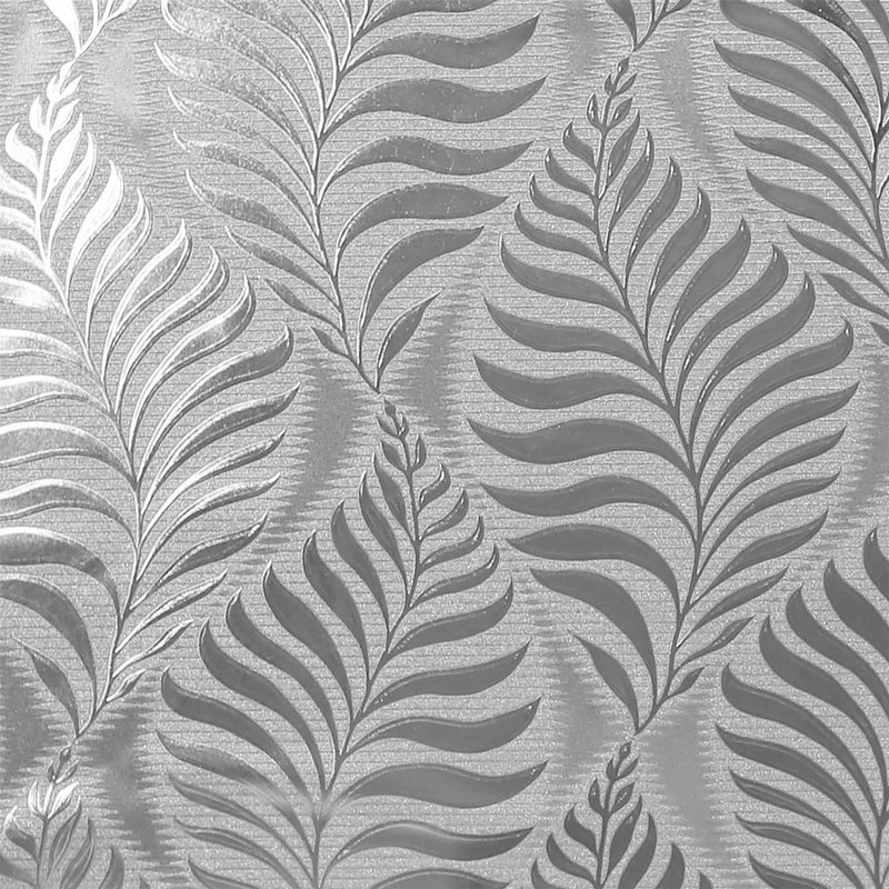 Premium Foil Embossed Leaf Silver Necklace - Top Quality, Elegant Design