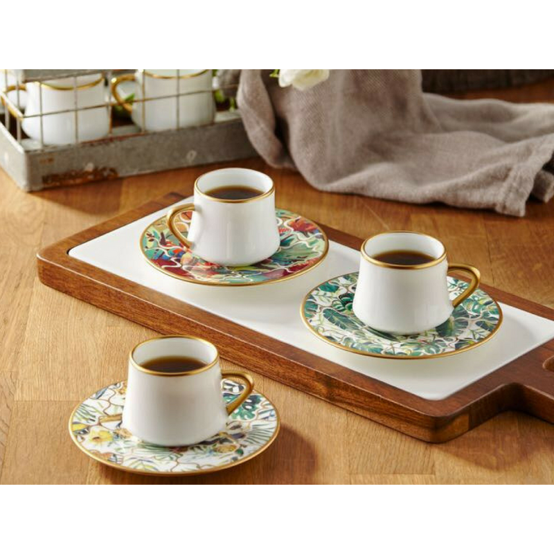 Sufi Coffee Cup and Saucer - Amazon Brasil - 90 cc