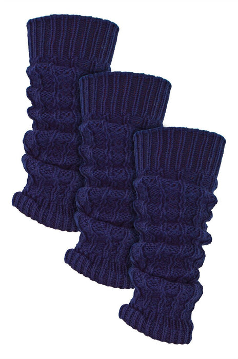 Sock Snob - Ladies 3 Pack Chunky Leg Warmers