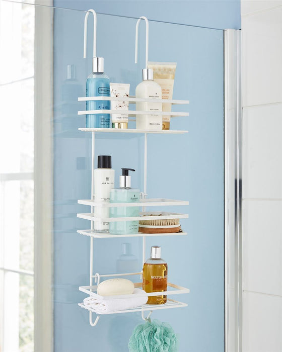 Various Hanging and Overdoor Shower Caddies