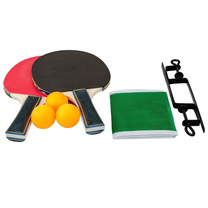 Family Table Tennis Set - Bats, Balls, Net - Ideal for Home Fun!