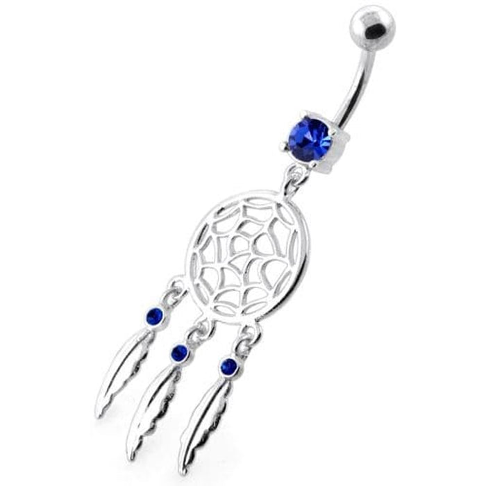 Classic Dream Catcher belly button bars