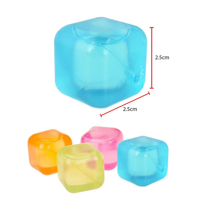 ASAB 60 Reusable Multicoloured Ice Cubes - Best Quality, Perfect for Parties, BBQs, and Cocktails