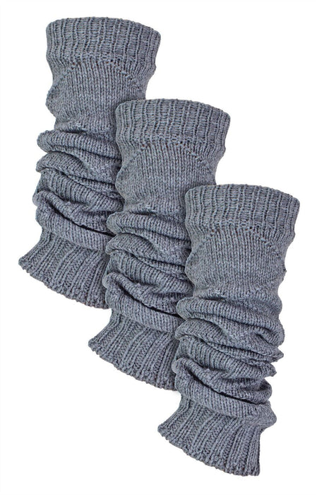 Sock Snob - Ladies 3 Pack Chunky Leg Warmers