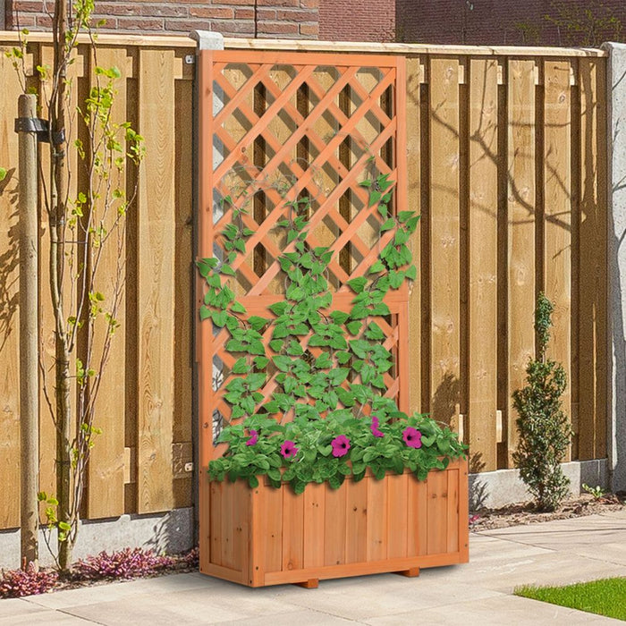 Premium Wood Garden Display: Grow, Decorate, and Showcase Plants - Durable, Rot-Resistant Frame - Easy Assembly