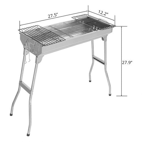 Portable Stainless Steel Grill (Standard Configuration)