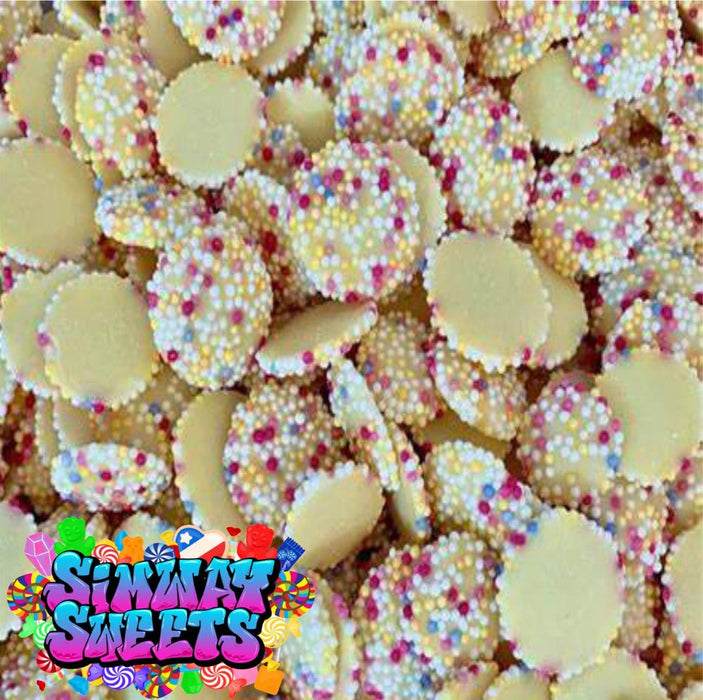 Retro Sweets Gift Jar White Chocolate Jazzies Snowies Jazzles | Best Quality, Delivered to Your Door