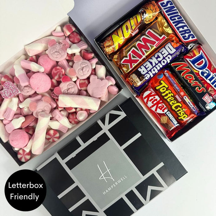 Pink Sweets Letterbox Gift Hamper