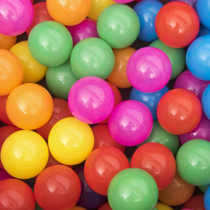 300pcs Pit Balls - Multicolor, Crush-Resistant, Non-Toxic PlayBalls for Ball Pits & Active Play