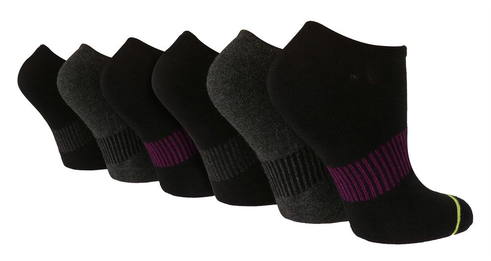 6PK - Wildfeet Sport Trainer Socks